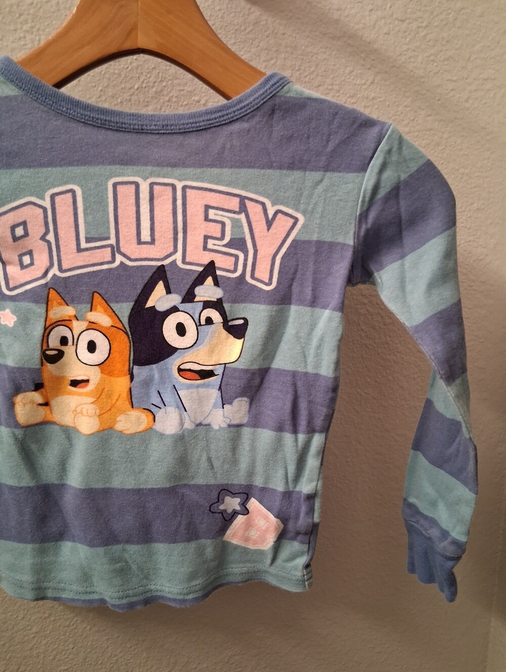 Bluey Girls Pajama Top Size 6